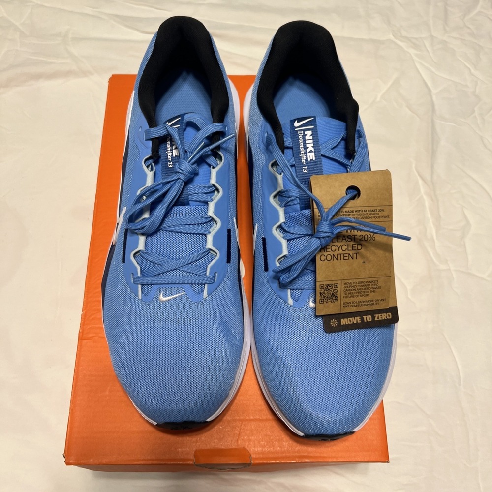 Nike Downshifter 13 Blue/white Sneakers FD6454-404 Mens Size11 New In Box